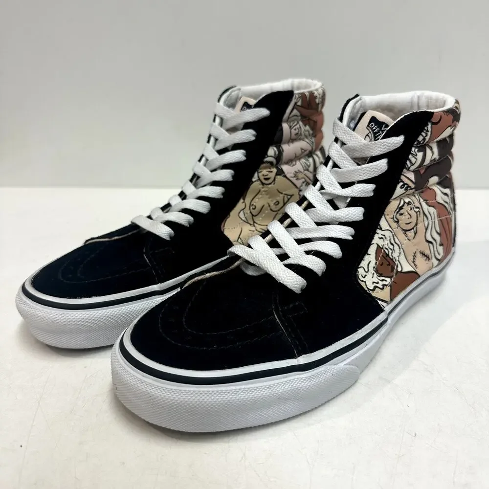 NWOT RARE VANS x CoppaFeel! Breast Cancer Awareness Sk8-Hi Sneaker Suede W 7 - Picture 2 of 11